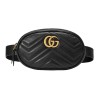 GUCCI GG MARMONT MATELASSE LEATHER BELT BAG - GC62