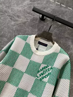 Louis Vuitton Damier Jacquard Cotton Pullover - SLV049