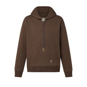 Louis Vuitton Embellished Cotton Hoodie - SLV039