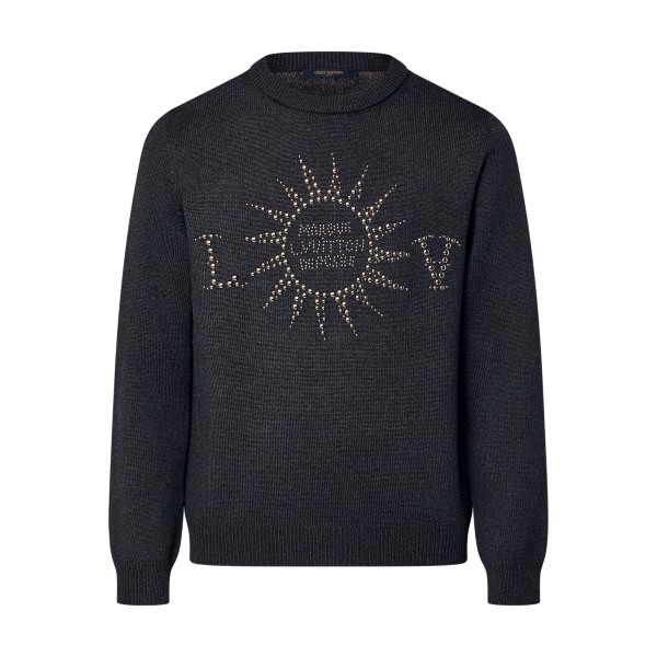 Louis Vuitton Embellished Long-Sleeved Merino Wool Crewneck - SLV031