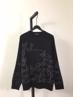 Louis Vuitton Music Line Embroidered Crewneck - SLV051