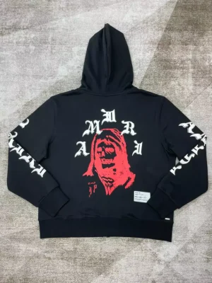 Amiri Ma Core Logo Zip Hoodie - SAV004