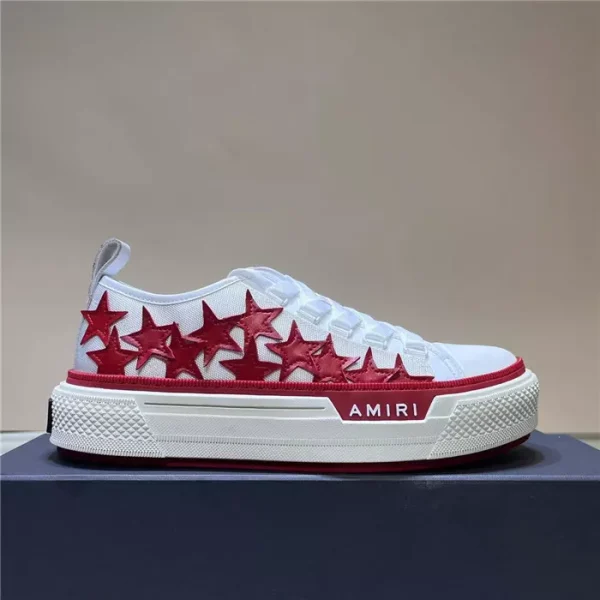 AMIRI STARS COURT LOW-TOP SNEAKERS - AM062