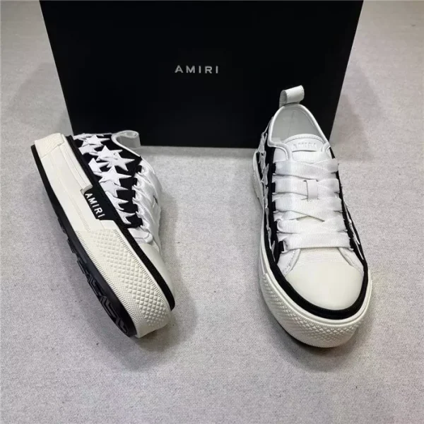 AMIRI STARS COURT LOW-TOP SNEAKERS - AM063