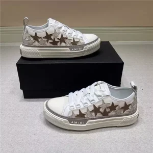 AMIRI STARS COURT LOW-TOP SNEAKERS - AM065