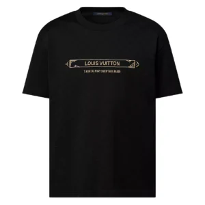 EMBELLISHED DAMIER PIQUE T-SHIRT - LSVT0287