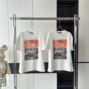 EMBELLISHED GRAPHIC COTTON T-SHIRT - LSVT0316