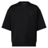 EMBELLISHED JERSEY T-SHIRT IN BLACK - LSVT0282