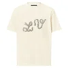 EMBELLISHED SHORT-SLEEVED COTTON CREWNECK - LSVT0317