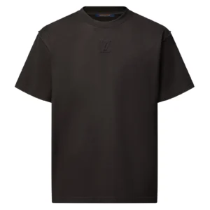 EMBOSSED LV T-SHIRT IN BLACK - LSVT0315