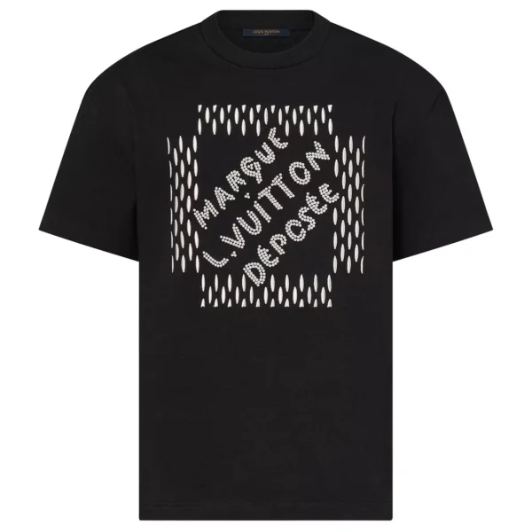 EMBROIDERED SIGNATURE COTTON T-SHIRT - LSVT0304