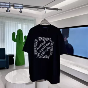 EMBROIDERED SIGNATURE COTTON T-SHIRT - LSVT0304