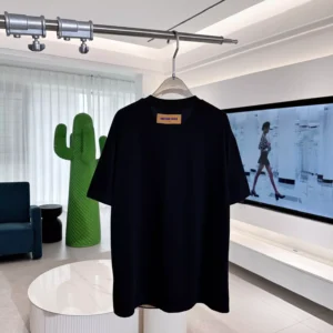 EMBROIDERED SIGNATURE COTTON T-SHIRT - LSVT0304