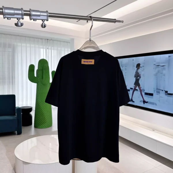 EMBROIDERED SIGNATURE COTTON T-SHIRT - LSVT0304