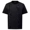 JERSEY JACQUARD T-SHIRT IN BLACK - LSVT0273