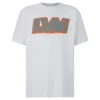 LOGO COTTON T-SHIRT IN WHITE - LSVT0289