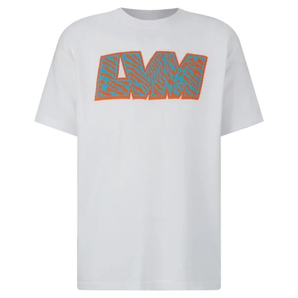 LOGO COTTON T-SHIRT IN WHITE - LSVT0289
