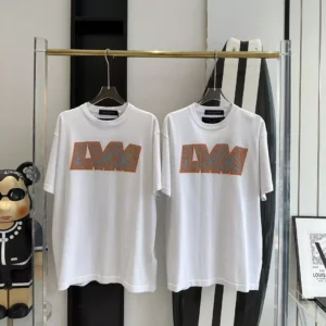 LOGO COTTON T-SHIRT IN WHITE - LSVT0289