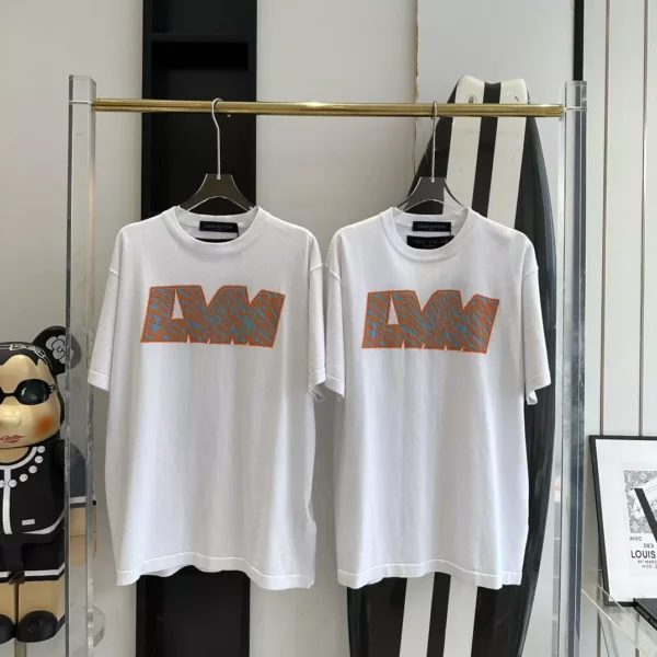 LOGO COTTON T-SHIRT IN WHITE - LSVT0289