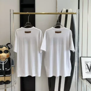 LOGO COTTON T-SHIRT IN WHITE - LSVT0289