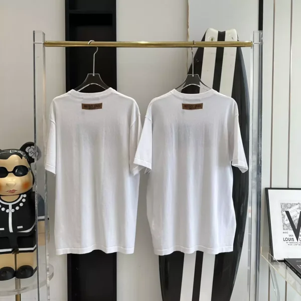 LOGO COTTON T-SHIRT IN WHITE - LSVT0289