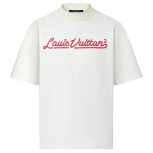 LV X NIGO EMBROIDERED T-SHIRT IN WHITE - LSVT0292
