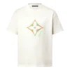 MONOGRAM FLOWER 3D GRADIENT PRINT T-SHIRT - LSVT0306