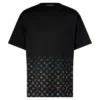 MONOGRAM GRADIENT EMBELLISHED SHORT-SLEEVED CREWNECK - LSVT0300