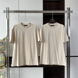 MONOGRAM GRADIENT T-SHIRT IN LIGHT BEIGE - LSVT0285