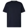 SHORT SLEEVED COTTON CREWNECK IN DEEP BLACK - LSVT0284