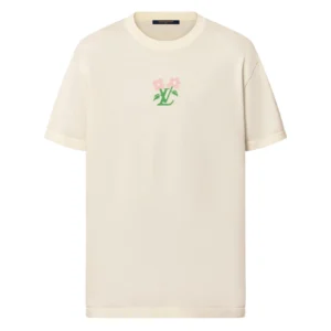 SHORT-SLEEVED COTTON KNITTED CREWNECK - LSVT0318