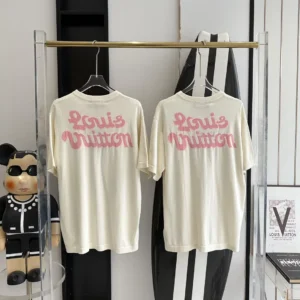 SHORT-SLEEVED COTTON KNITTED CREWNECK - LSVT0318