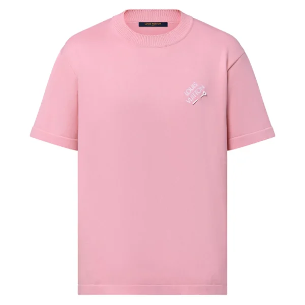 SIGNATURE SHORT-SLEEVED COTTON CREWNECK - LSVT0293