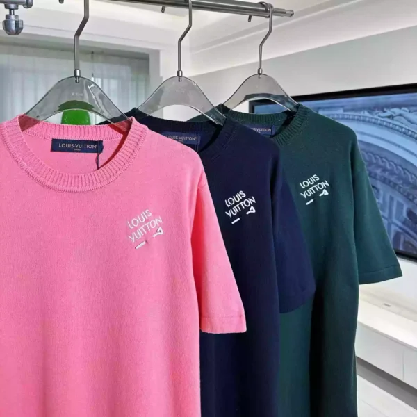 SIGNATURE SHORT-SLEEVED COTTON CREWNECK - LSVT0293