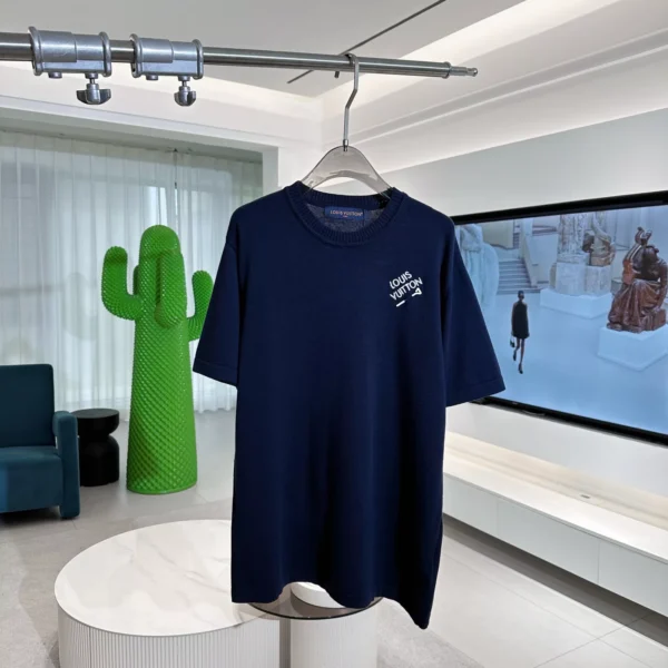 SIGNATURE SHORT-SLEEVED COTTON CREWNECK - LSVT0295