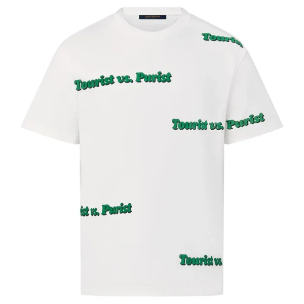 TOURIST VS PURIST PRINTED T-SHIRT - LSVT0288