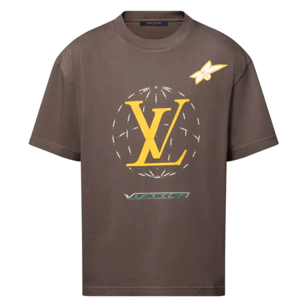 WASHED EMBELLISHED COTTON T-SHIRT - LSVT0277