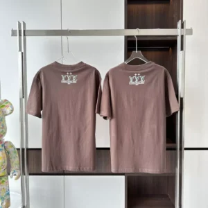WASHED EMBELLISHED COTTON T-SHIRT - LSVT0277